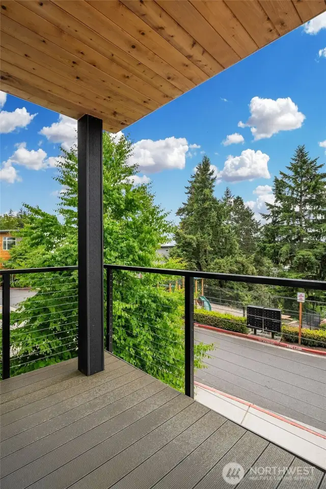 Main floor balcony