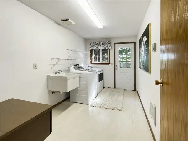 Huge Laundry room.