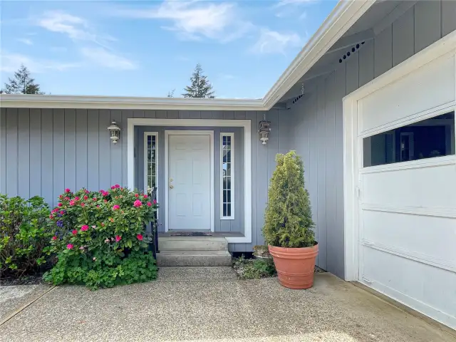 Entrance to house.