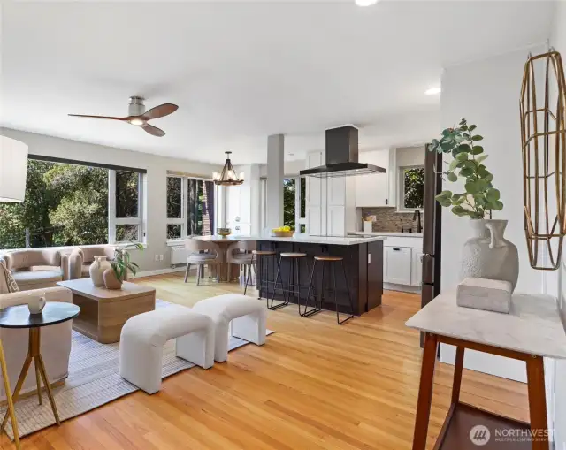 Top floor, end unit, beautifully updated & welcoming as you walk in.