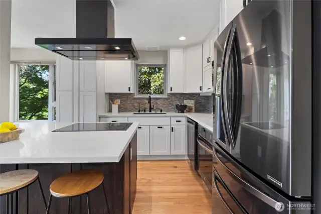 Induction range