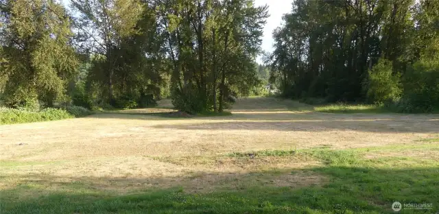 View from the raised deck, Private access to the Lewis river from your gated yard.