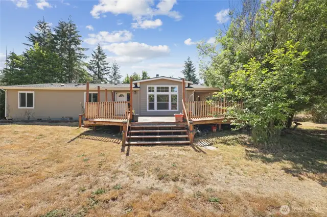 Huge deck on primary home