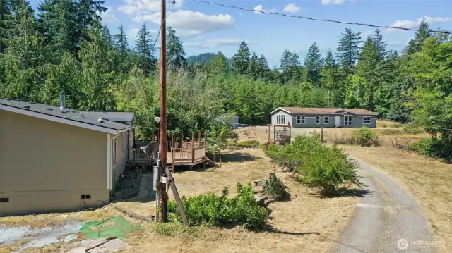 View of both homes