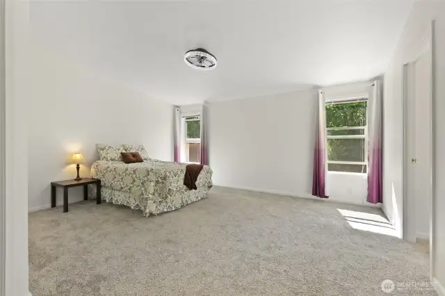 Huge primary suite