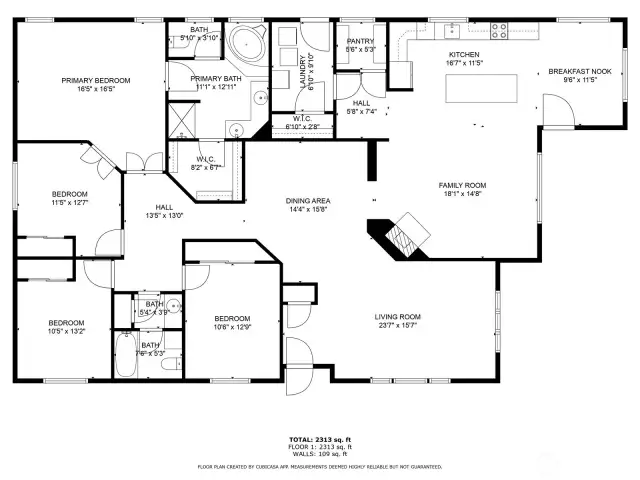Main home floor plan