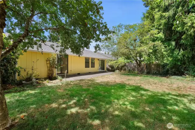 Mature landscape and a garden ready for your touches.