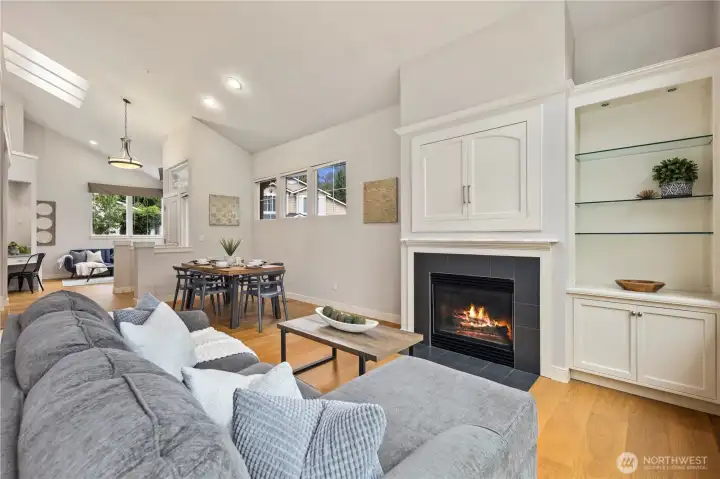 No grey days here - this home is flooded with dozens of windows and many skylights.