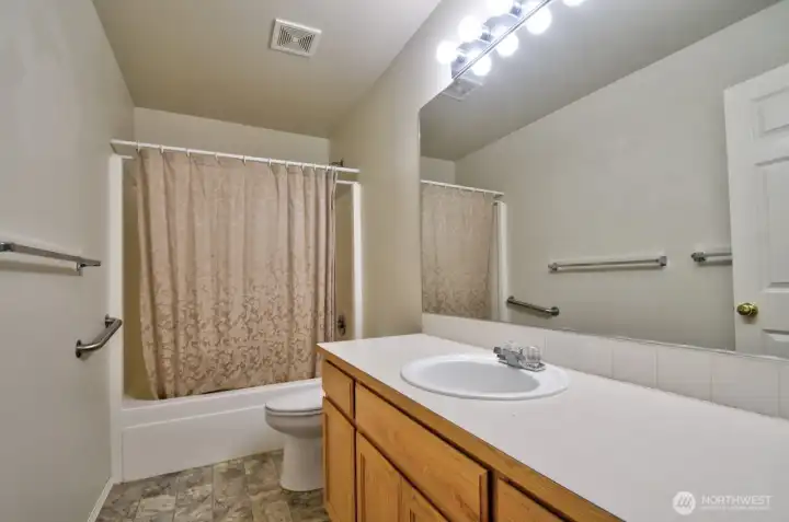 Hall bathroom on second floor