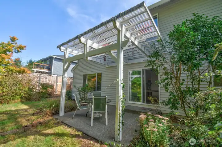 Covered patio