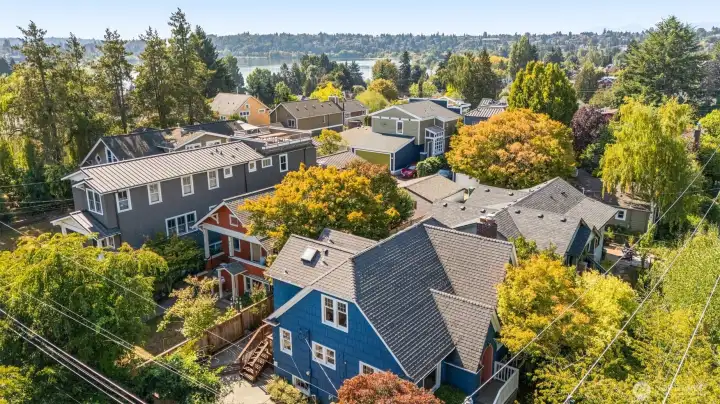 Illustrates the proximity to  Green Lake