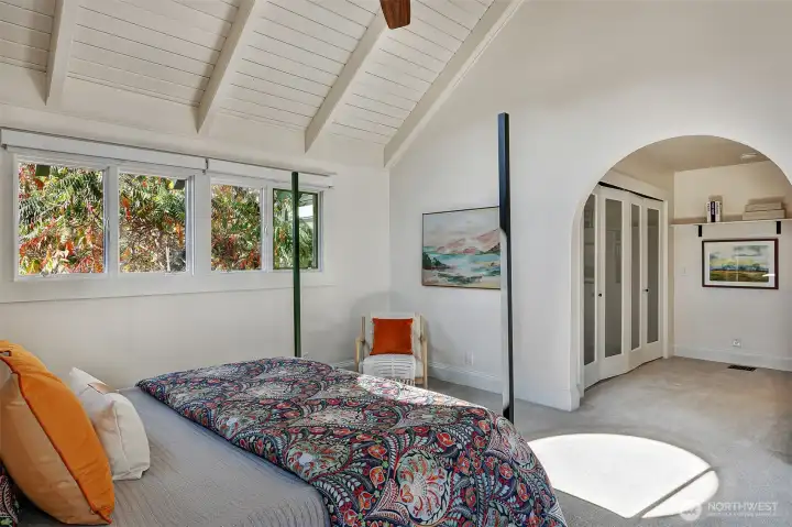 Primary bedroom is on the main floor.