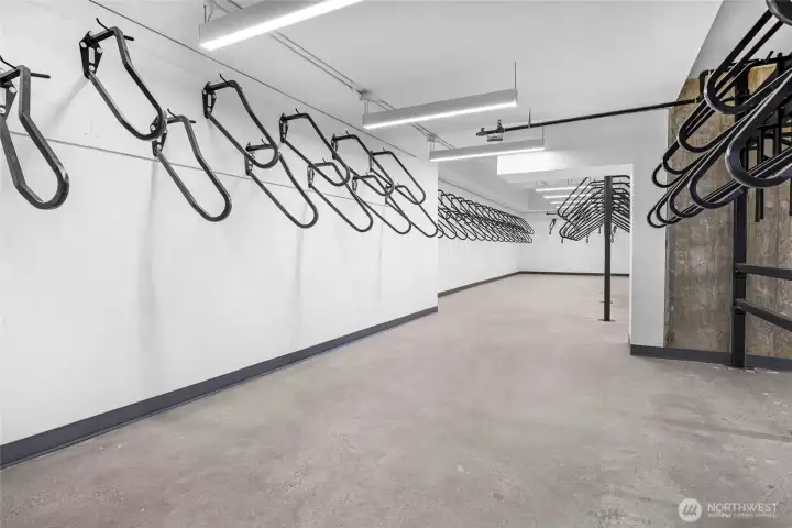 The bike room