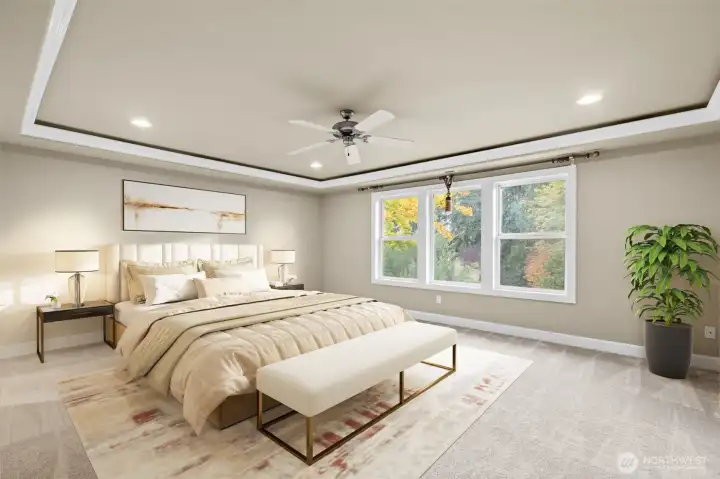 Primary bedroom suite
