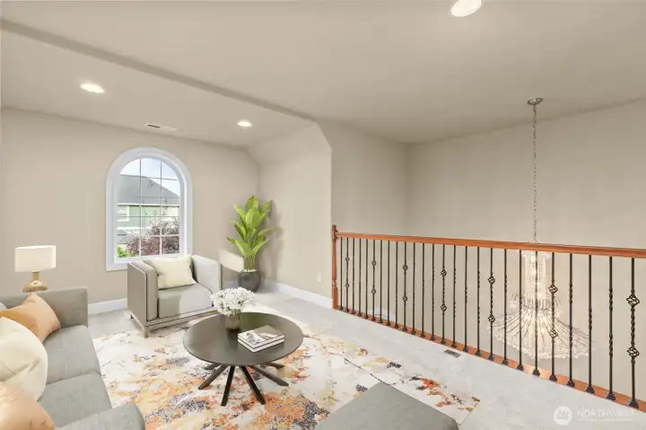 gym, office, play space, lounge area..... many options for your enjoyments