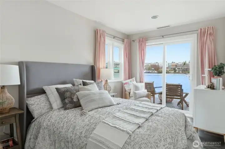 Primary Bedroom with deck