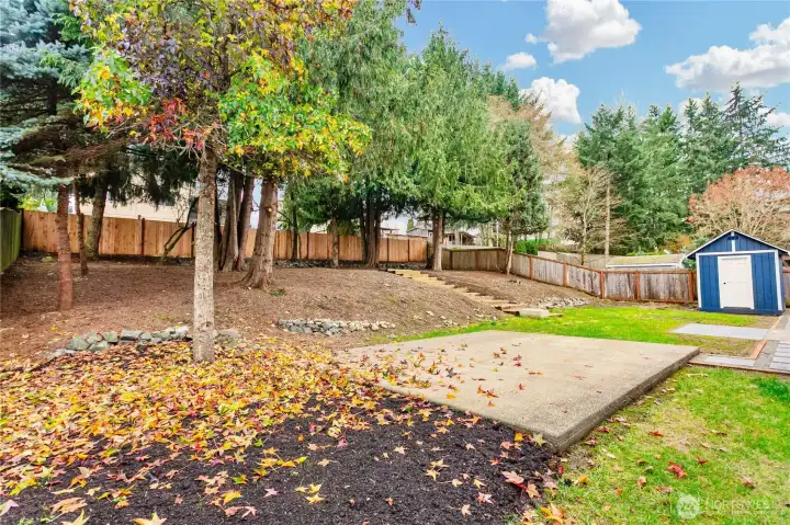 Lots of room and patio for entertaining.