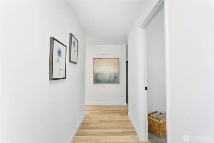 As you enter your  home!