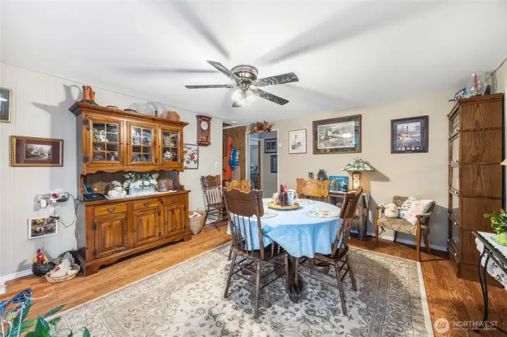 Dining Room with Fan