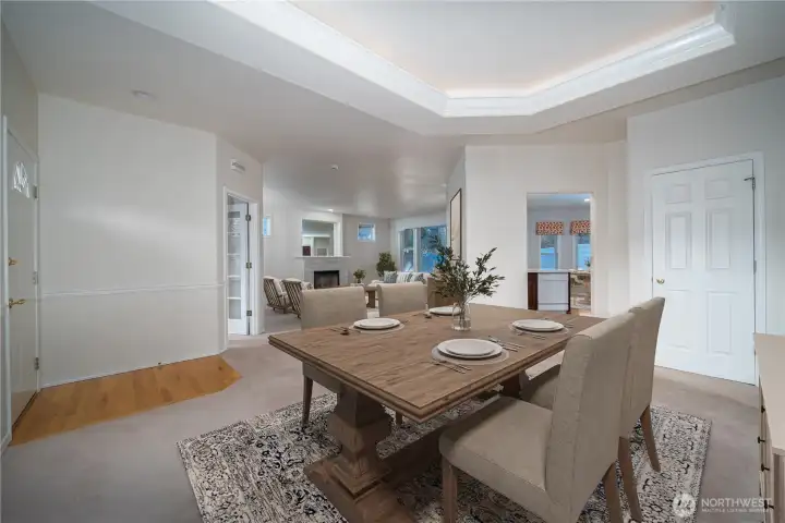 Step inside to elegant touches including neutral paint, crisp white trim and blinds, and classic six-panel doors. Virtually Staged.