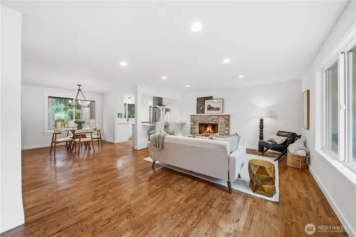 Living Area / View from Front Door Entrance