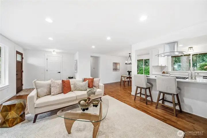 Living Area / Kitchen Bar