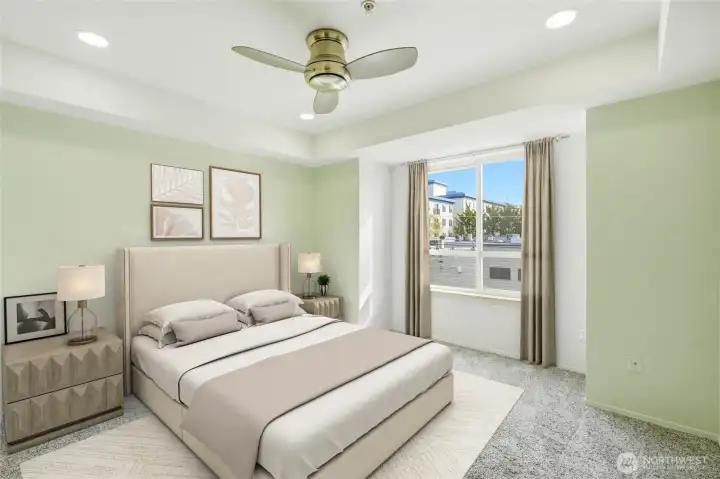 Both bedrooms offer flexibility for guests, a home office, or additional living space to fit your needs.