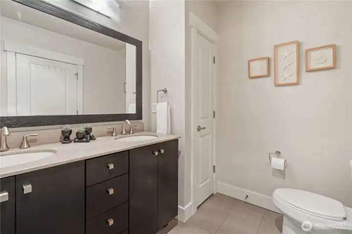 Full Bathroom with Double Vanity