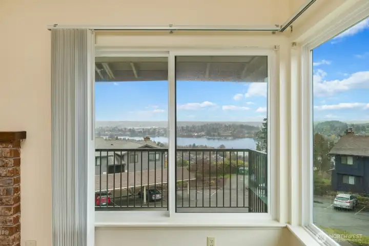 View from living room