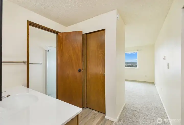 Primary Bedroom with on suite bathroom