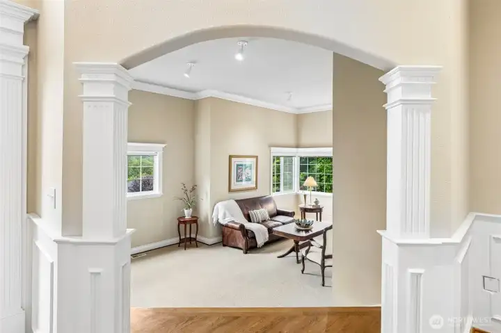 Entry to main floor bonus/hobby room