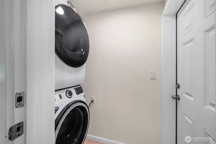 Main floor laundry. (Lower level as its own unit).