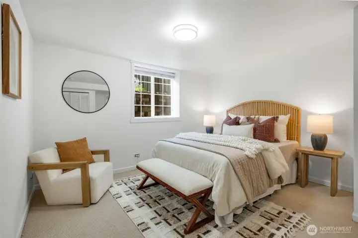 Lower level bedroom 3.