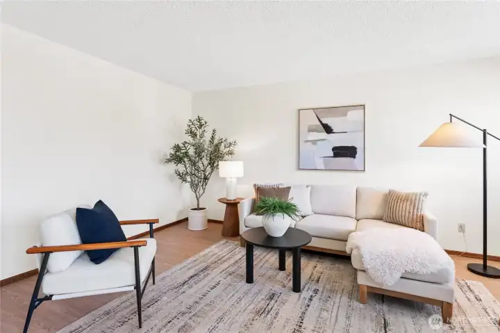 Main living room space near front entry.