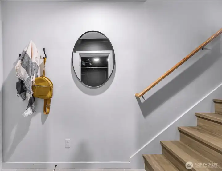 Entry into home from garage