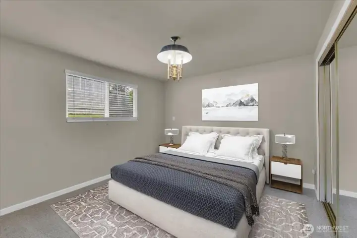 Bedroom four ( Virtually Staged )