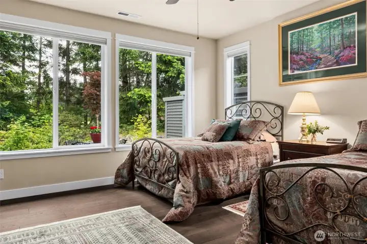Guest Bedroom with Lots of Natural Light