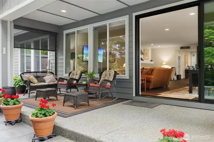 Generous Covered Porch