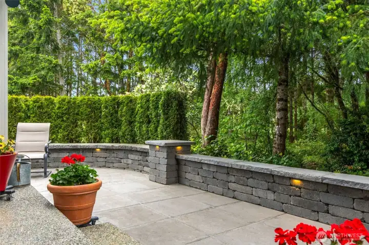 Tranquil backdrop to this beautifully updated home