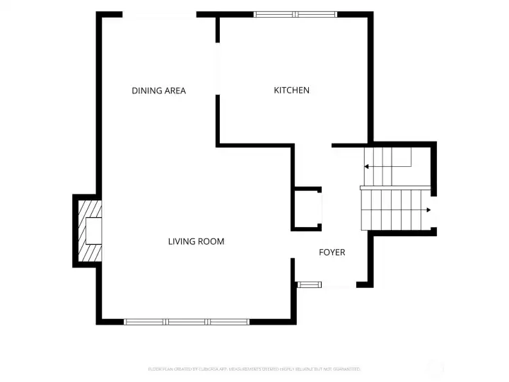 Main level floorpan Main level floorpan