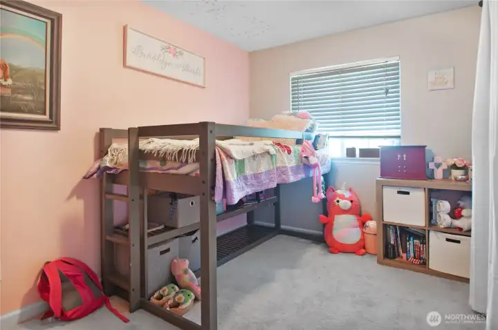 Across the hallway is one bedroom... Across the hallway is one bedroom...