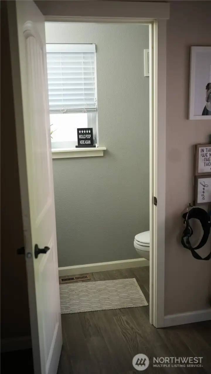 Downstairs half bathroom Downstairs half bathroom