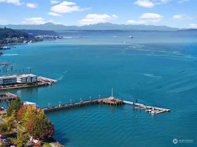 Simply beautiful!  Whether you walk, run or ride a bike along the waterfront, you won't be disappointed with your surroundings.