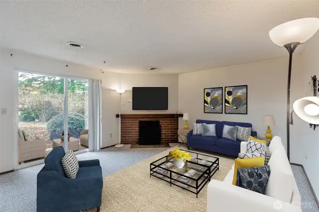 Living Room - Virtually Staged