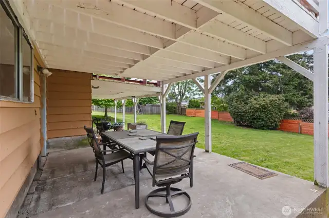 Covered patio