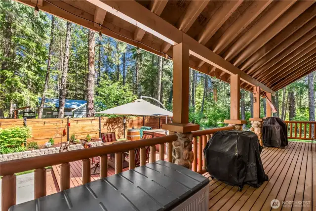 Covered Back Deck