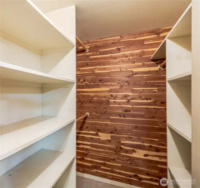 This is the cedar lined closet just off of the den.