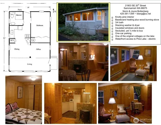 This is how the cabin looked when it was last rented to the current tenant in 2016.
