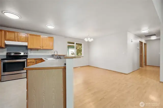 Lots of storage with pantry