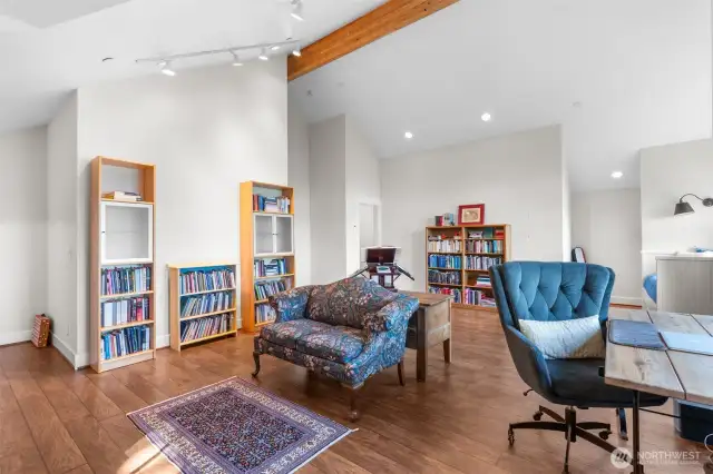 Main house upstairs giant bonus room with stunning views.
